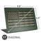 Bullet American Flag Universal Laptop 11in (8.8 x 6.2in) Skin